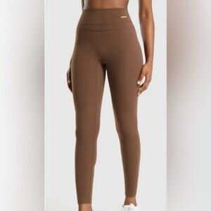 Whitney Simmons x Gymshark leggings. Size Small. Chocolate Brown.